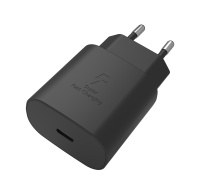 WG - Síťová nabíječka 1x USB-C, PD PPS 25W, černá