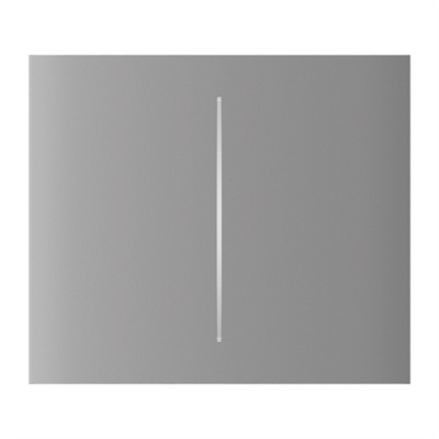 Ajax  CenterButton (2-gang) vertical - Středové dvou tlačítko, vertikální instalace, mlhová