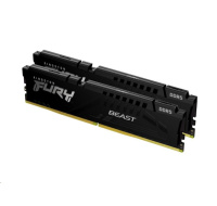 KINGSTON DIMM DDR5 64GB (Kit of 2) 5200MT/s CL40 FURY Beast Černá