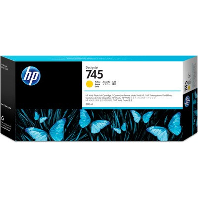 HP 745 300-ml Yellow Ink Cartridge