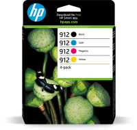 HP 912 CMYK Original Ink Cartridge 4-Pack (315 / 315 / 315 / 250 pages)