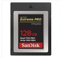 SanDisk Extreme Pro CFexpress Card 128GB, Type B, 1700MB/s Read, 1200MB/s Write