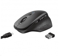 TRUST bezdrátová Myš Ozaa Rechargeable Wireless Mouse - black