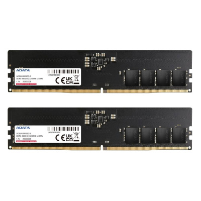 ADATA DIMM DDR5 16GB (Kit of 2) 4800MHz CL40 Dual Tray