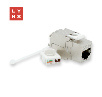 LYNX keystone STP Cat5e, samozařezávací, stříbrný