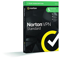 NORTON VPN Standard 1 uživatel pro 5 zařízení na 1 rok ESD