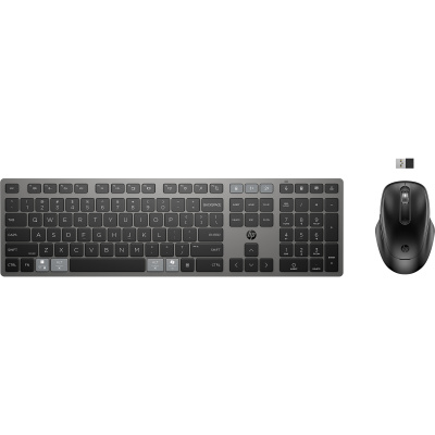 HP 720 Rechargeable wireless keyboard mouse - set dobíjecí bezdrátové myši a klávesnice