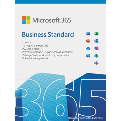 PROMO 7PK Microsoft 365 Business Standard SK (1rok) + NOTINO 160 EUR