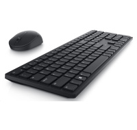 DELL Pro Wireless Keyboard and Mouse - KM5221W - US International  (QWERTY) - Black