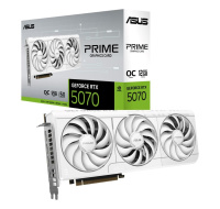 ASUS VGA NVIDIA GeForce RTX 5070 PRIME 12GB OC WHITE, 12GB GDDR7, 3xDP, 1xHDMI