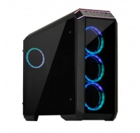 CHIEFTEC skříň Miditower STALLION II, GP-02-OP Black, 4x RGB Rainbow Fan, 2 x USB 3.0/1x USB 2.0, side glass