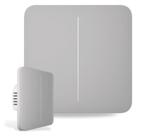 Ajax  SoloButton (2-gang) - Samostatné dvou tlačítko pro LightSwitch, mlhová