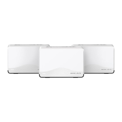 MERCUSYS Halo H27BE(3-pack) WiFi7 Mesh (BE3600,2,4GHz/5GHz,1x2,5GbELAN/WAN,2xGbELAN/WAN)