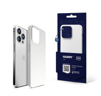 3mk ochranný kryt HARDY Silicone MagCase pro Apple iPhone 15 Pro Max, Silver-White