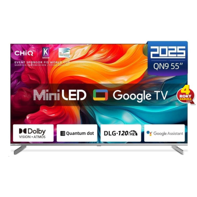 CHiQ M55QN9V TV 55", UHD MiniLED Google TV DLG 120 Hz