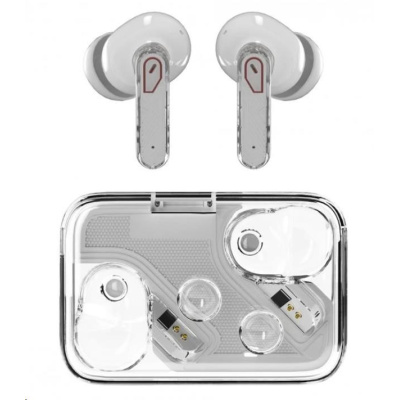 WG - Bluetooth sluchátka WG AirFlex 7, Star Trek, ANC + ENC, podpora Qi, bílá