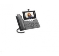 Cisco CP-8865-3PCC-K9=, VoIP telefon, 10line, 2x10/100/1000, 5" displej, Wi-Fi, kamera, Bluetooth, 2xUSB, PoE