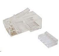 BAZAR - Solarix Konektor RJ45 CAT6 UTP 8p8c nestíněný skládaný na drát / 87 ks KRJ45/6SLD - rozbaleno, méně kusů