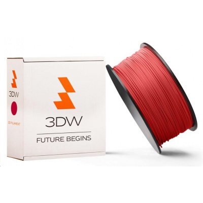3DW ARMOR - PLA filament, průměr 1,75mm, 500g, červená, teplota tisku 190-210°C