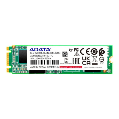 ADATA SSD 512GB SU650NS38 PCIe Gen3x4 M.2 2280 (R:xx/W:xx MB/s)