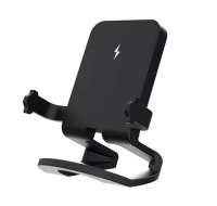 1stCOOL bezdrátová přenosná QI nabíječka 15W, panáček, USB-C, černá