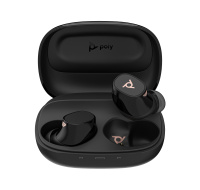 HP Renew Poly Voyager Free 20 Black Earbuds +Basic Charge Case