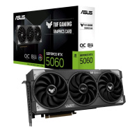 ASUS VGA NVIDIA GeForce RTX 5060 TUF GAMING OC 8GB, 8GB GDDR7, 3xDP, 1xHDMI