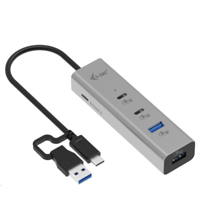i-tec Universal Charging Metal HUB 2x USB-C + 2x USB-A Port, PD 85W