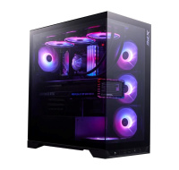 ADATA XPG case INVADER X BTF Mid-Tower, bez zdroje, 5x 120mm Fan, Černá