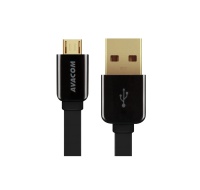 AVACOM MIC-120K kabel USB - Micro USB, 120cm, černá