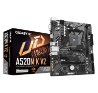 GIGABYTE MB Sc AM4 A520M K V2, AMD A520M, 2xDDR4, 1xHDMI, 1xVGA, mATX