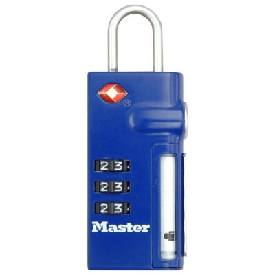 Master Lock TSA 4693EURDBLU Visací kombinační zámek