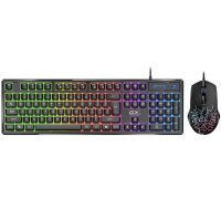 GENIUS set klávesnice + myš GX GAMING Scorpion KM-GX3, Drátový set USB, CZ+SK, černá