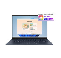 ASUS NTB Zenbook 14 (UX3405CA-OLED381X), Ultra 7 255H, 14" 1920x1200, 32GB, 1TB SSD, Intel Arc, W11 Pro, Blue