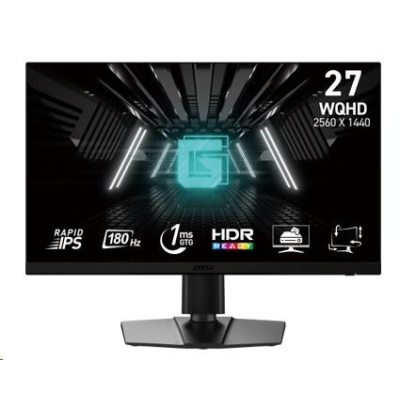 MSI LCD G272QPF E2, 27", 2560x1440, Rapid IPS, 180Hz, 1ms, VESA 100x100, Black