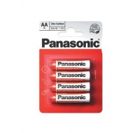 PANASONIC Zinkouhlíkové baterie Red Zinc R6RZ/4BP EU AA 1,5V (Blistr 4ks)