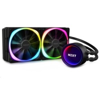 NZXT vodní chladič Kraken X53 RGB / 2x 120mm fan / LGA 2066/2011(-3)/1366/1156/1155/1151/1150/AM4