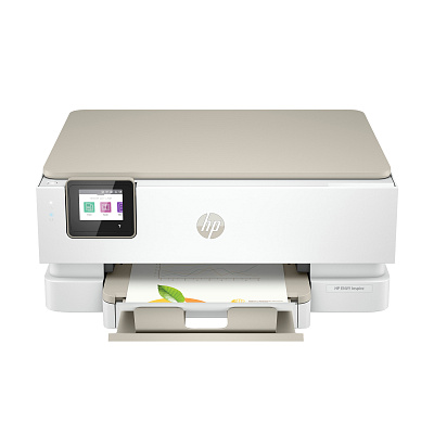 BAZAR - HP All-in-One ENVY 7220e HP+ Portobello (A4, USB, Wi-Fi, BT, Print, Scan, Copy, Duplex) - Poškozený obal (Komple