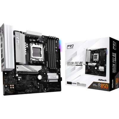 ASRock MB Sc AM5 B850M PRO RS, AMD B850, 4xDDR5, 1xDP, 1xHDMI, mATX