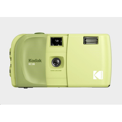 Kodak EC35 Film Camera Avocado Green + Kodak Ultra Max 24 Exp