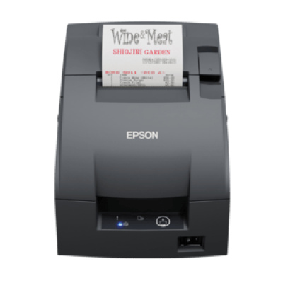 Epson TM-U220IIB, ERC38B, cutter, RS232, dark grey
