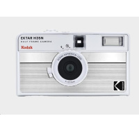 BAZAR - Kodak EKTAR H35N Camera Striped Silver - Poškozený obal (Komplet)