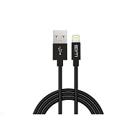 WG - Datový kabel Lightning na USB-A, 1 metr, černá