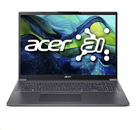 ACER NTB Aspire 16 (A16-71M-54XS),Ultra 5 125H,16" 1920x1200,16GB,1TB SSD,Arc,W11 Home,Steel Gray
