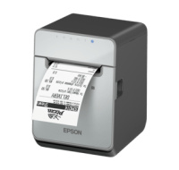 Epson TM-L100, 8 dots/mm (203 dpi), cutter, linerless, USB, RS232, Ethernet, black