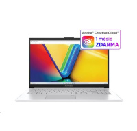 ASUS NTB Vivobook 15 OLED (M1505YA-OLED389W), R7 7730U, 15.6" 1920x1080, 16GB, 1TB SSD, AMD Radeon, W11 Home, Silver