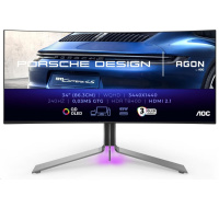 AOC MT OLED LCD WLED 34" PD34 - OLED panel, 3440x1440, 240Hz, 0,03ms, 2xHDMI, DP, USB-C, USB 3.2, repro, zakriven