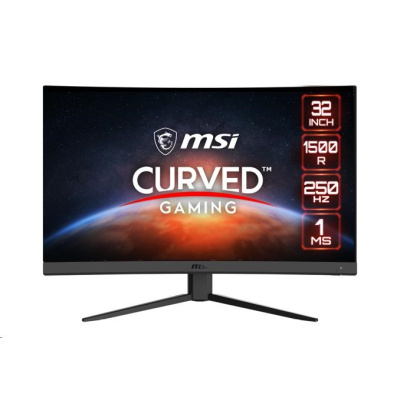 MSI LCD G32C4X, 31.5" 1920x1080, VA, 250Hz, 4ms, VESA 100x100mm, N/A, Black