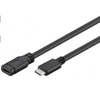 PremiumCord Prodlužovací kabel USB 3.2 generation 2, C/male - C/female, 1,5m