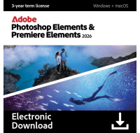 Photoshop & Premiere Elements 2026 MP ML (+CZ) Commercial 1 User, 36 Months Term License